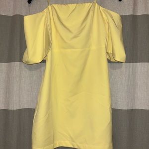 NWOT Mini Yellow Party Dress